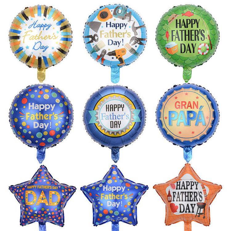 18 Inch Father's Day Party Aluminum Balloons