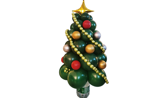 Home edition homemade Christmas tree Mini latex balloon Christmas tree