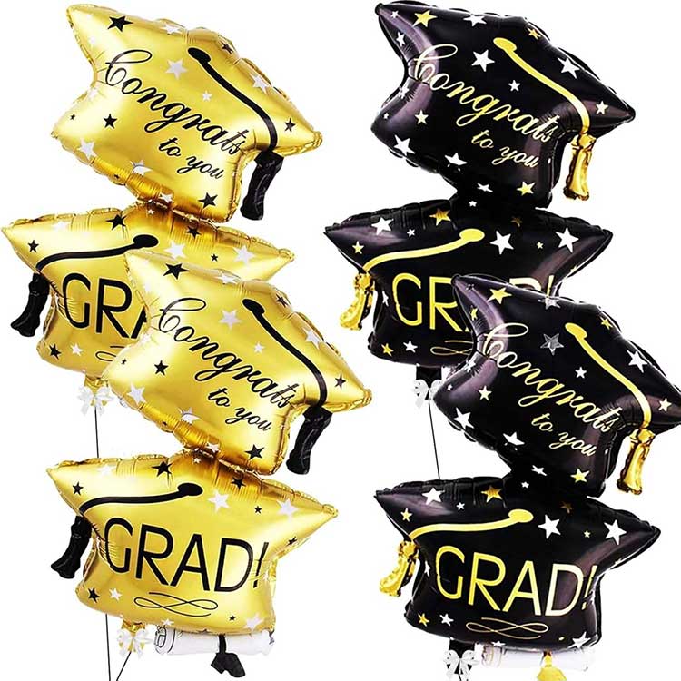32 pulgadang Graduation Cap Balloons Set