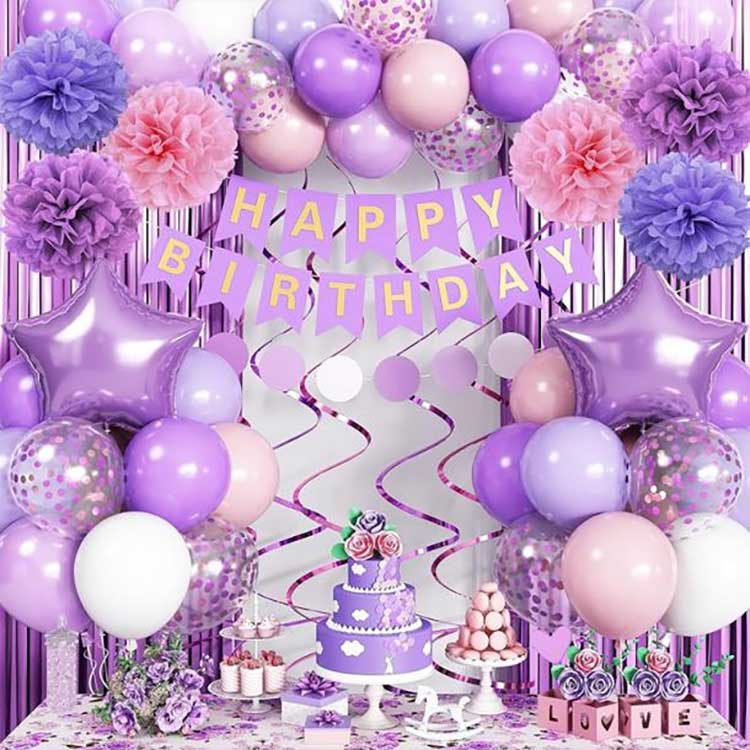 Kaarawan ng dekorasyon ng kaarawan