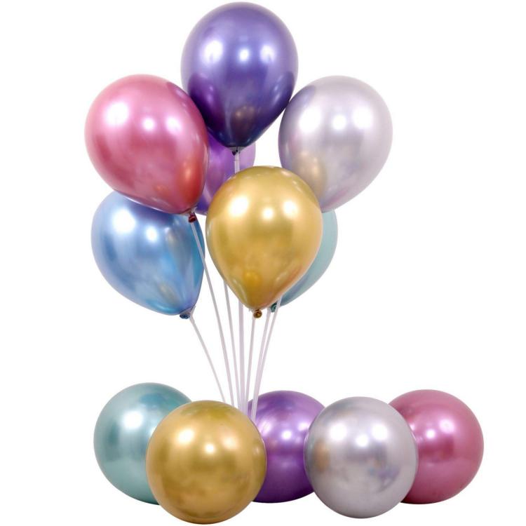 Chrome Metallic Latex Party Balloon