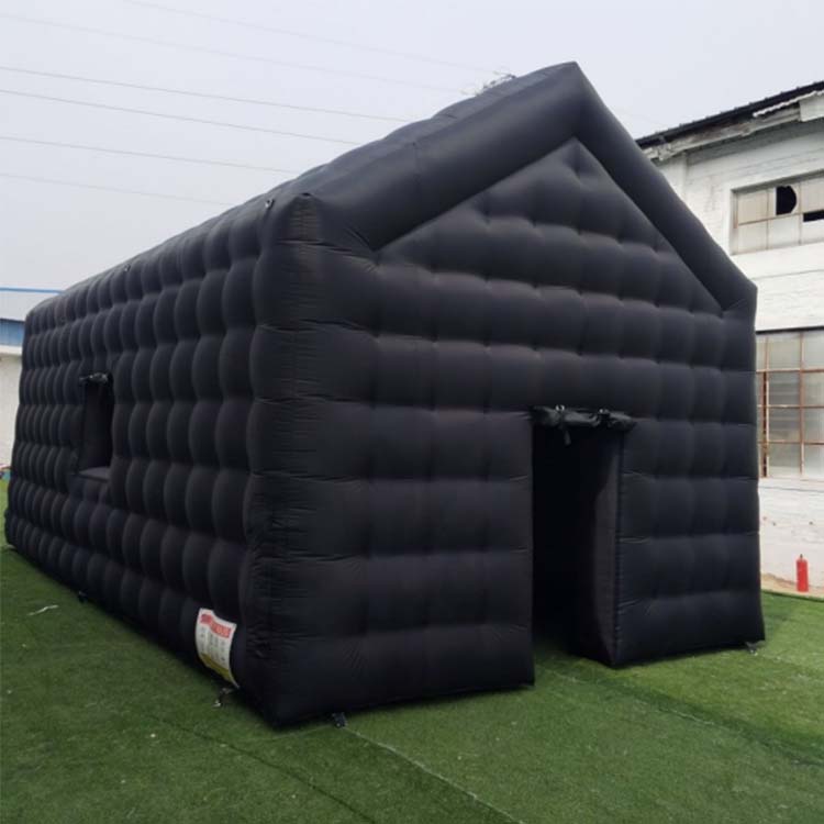 Cube inflatable tent