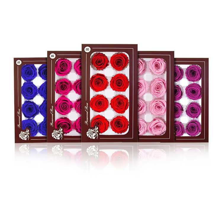 Walang hanggang Bulaklak 8 bulaklak Rose Gift Box