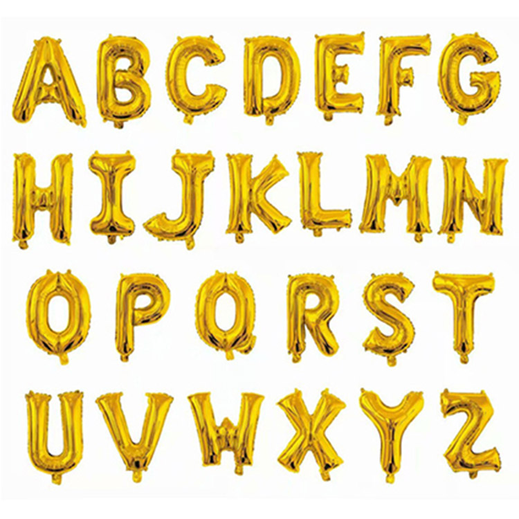 Foil Letter Balloons Helium