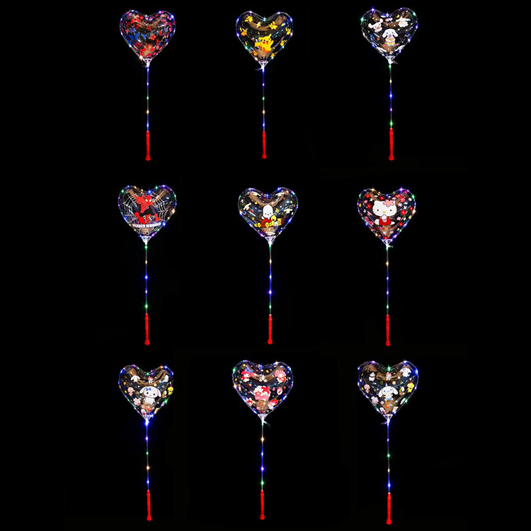 Puso na naka -print na mga lobo ng Bobo