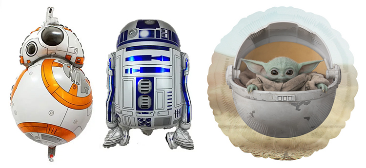 Star wars foil balloons