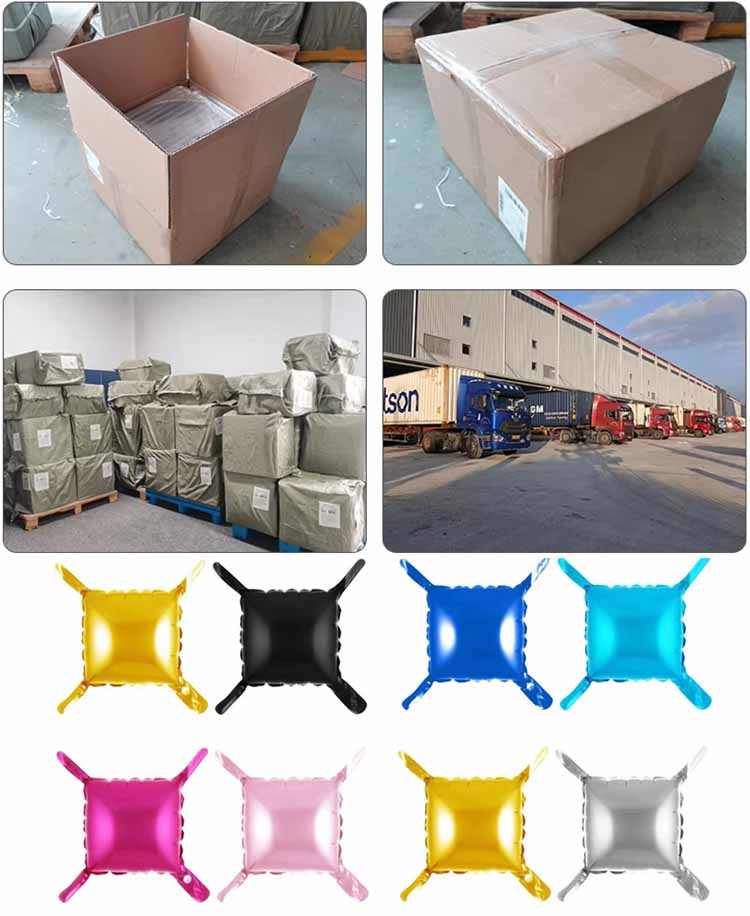 Double Sided Background Wall Foil Balloons Packaging