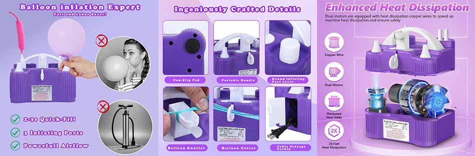 3 in 1 electric balloon pumps 3 in 1 electric balloon pumps