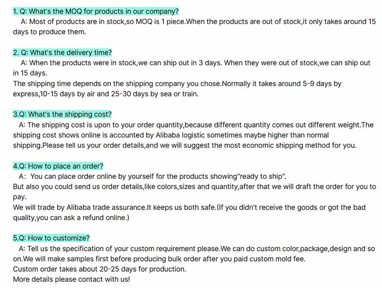 FAQ
