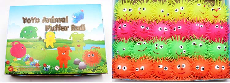 flash hedgehog fluffy ball packaging
