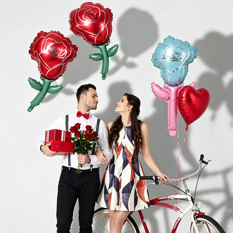 Rose Foil Balloon para sa Araw ng mga Ina