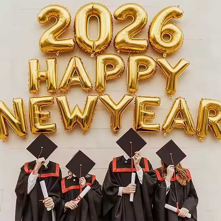 New Year Foil Balloon Set