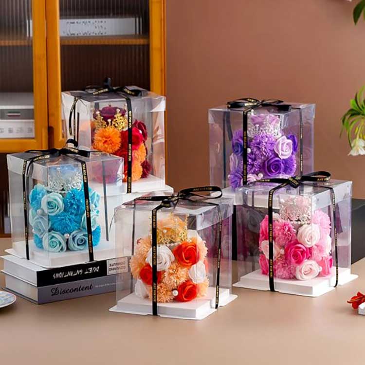 Rose Flower Gift Box