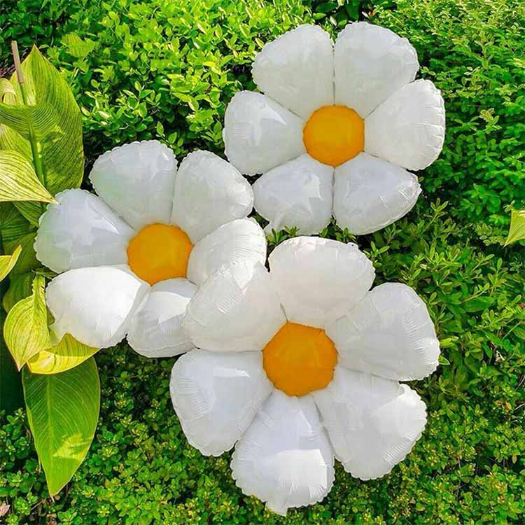 Anim na Petal Daisy Foil Balloon