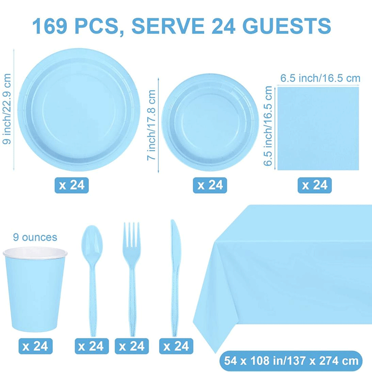 Solid Color Plate Sets