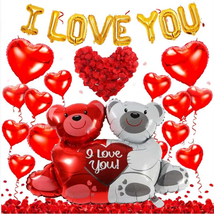 Mga Balloon ng Araw ng mga Puso